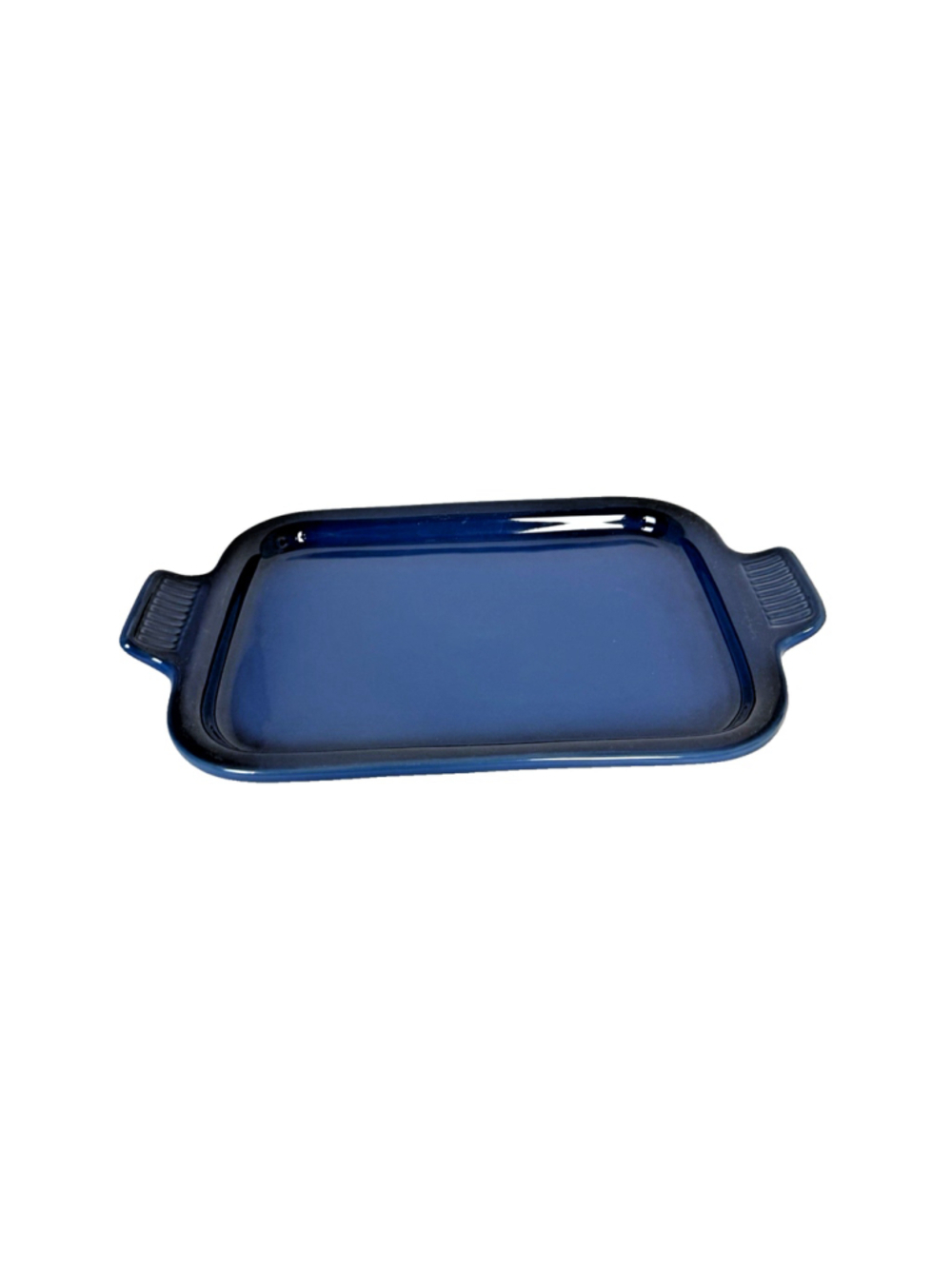 Le Creuset Blue Platter Lid Rectangular For Baking Dish